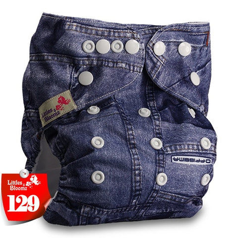 Littles&Bloomz Baby Washable Reusable Real Cloth Pocket Nappy Diaper Cover Wrap suits Birth to Potty One Size Nappy Inserts