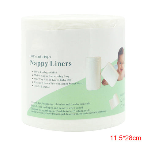 Fiber Diaper Liners Infant Baby Eco-friendly Soft Cloth Nappy