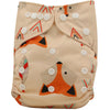Washable Diapers Couches Lavables  2016 Baby Diaper Cover Wrap Cartoon Print Baby Nappy Changing Reusable Baby Cloth Diapers