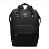 LEQUEEN Diaper Bag Pure Color Men's Mummy Baby Care Nappy Bag 44CM Large Capacity Waterproof Business Backpack Travel Bag