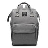 LEQUEEN Diaper Bag Pure Color Men's Mummy Baby Care Nappy Bag 44CM Large Capacity Waterproof Business Backpack Travel Bag