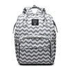 LEQUEEN Diaper Bag Pure Color Men's Mummy Baby Care Nappy Bag 44CM Large Capacity Waterproof Business Backpack Travel Bag