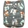 Washable Diapers Couches Lavables  2016 Baby Diaper Cover Wrap Cartoon Print Baby Nappy Changing Reusable Baby Cloth Diapers