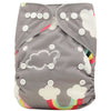 Washable Diapers Couches Lavables  2016 Baby Diaper Cover Wrap Cartoon Print Baby Nappy Changing Reusable Baby Cloth Diapers