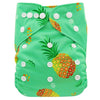 Ohbabyka Baby Diapers Reusable Nappies Changing Christmas Unicorn Print Newborn Cloth Diaper Washable Pocket Diaper Cover