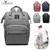 LEQUEEN Diaper Bag Pure Color Men's Mummy Baby Care Nappy Bag 44CM Large Capacity Waterproof Business Backpack Travel Bag
