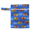 Printed Pocket Wet Bag Waterproof Reusable Nappy Bags PUL Travel Baby Nappy Mini Size Wet Dry Bags Wetbags 25x20cm Wholesale