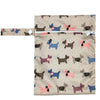 Printed Pocket Wet Bag Waterproof Reusable Nappy Bags PUL Travel Baby Nappy Mini Size Wet Dry Bags Wetbags 25x20cm Wholesale