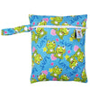 Printed Pocket Wet Bag Waterproof Reusable Nappy Bags PUL Travel Baby Nappy Mini Size Wet Dry Bags Wetbags 25x20cm Wholesale