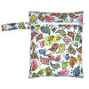 Printed Pocket Wet Bag Waterproof Reusable Nappy Bags PUL Travel Baby Nappy Mini Size Wet Dry Bags Wetbags 25x20cm Wholesale