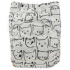 Washable Diapers Couches Lavables  2016 Baby Diaper Cover Wrap Cartoon Print Baby Nappy Changing Reusable Baby Cloth Diapers
