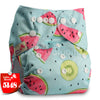 Littles&Bloomz Baby Washable Reusable Real Cloth Pocket Nappy Diaper Cover Wrap suits Birth to Potty One Size Nappy Inserts