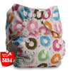 Littles&Bloomz Baby Washable Reusable Real Cloth Pocket Nappy Diaper Cover Wrap suits Birth to Potty One Size Nappy Inserts