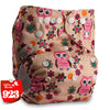 Littles&Bloomz Baby Washable Reusable Real Cloth Pocket Nappy Diaper Cover Wrap suits Birth to Potty One Size Nappy Inserts