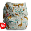 Littles&Bloomz Baby Washable Reusable Real Cloth Pocket Nappy Diaper Cover Wrap suits Birth to Potty One Size Nappy Inserts