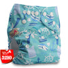 Littles&Bloomz Baby Washable Reusable Real Cloth Pocket Nappy Diaper Cover Wrap suits Birth to Potty One Size Nappy Inserts