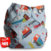 Littles&Bloomz Baby Washable Reusable Real Cloth Pocket Nappy Diaper Cover Wrap suits Birth to Potty One Size Nappy Inserts
