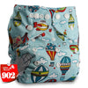 Littles&Bloomz Baby Washable Reusable Real Cloth Pocket Nappy Diaper Cover Wrap suits Birth to Potty One Size Nappy Inserts