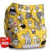 Littles&Bloomz Baby Washable Reusable Real Cloth Pocket Nappy Diaper Cover Wrap suits Birth to Potty One Size Nappy Inserts