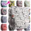 Littles&Bloomz Baby Washable Reusable Real Cloth Pocket Nappy Diaper Cover Wrap suits Birth to Potty One Size Nappy Inserts