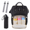 Lequeen USB Diaper Bags Large Nappy Bag Upgrade Fashion Travel Backpack Waterproof Maternity Bag Mummy Bags with 2 pcs Hook