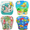 Ohbabyka Baby Swim Diaper Waterproof Adjustable Cloth Diapers Pool Pant Swimming Diaper Cover Reusable Washable Baby Nappies